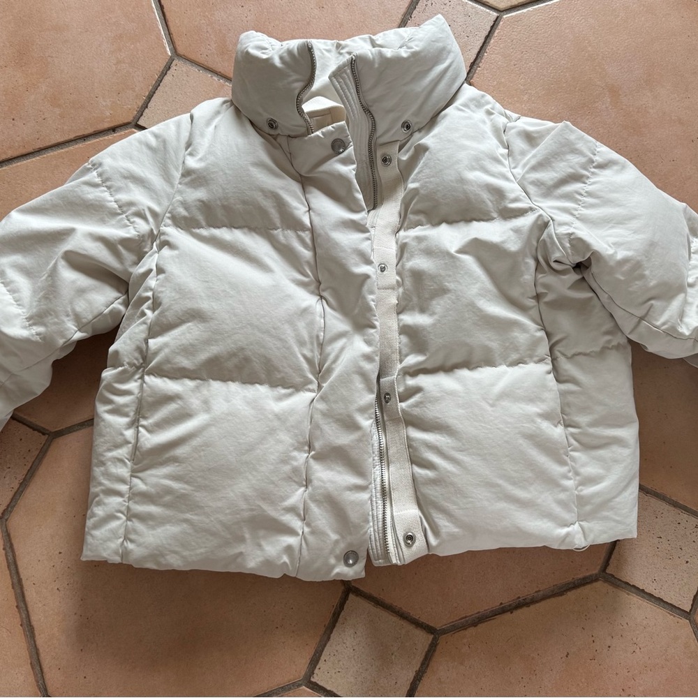 Cream jacket. Banana Republic. In general good condition.